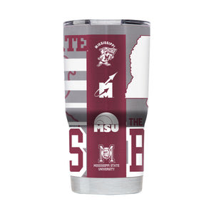 Mississippi State 20oz College Vault Tumbler