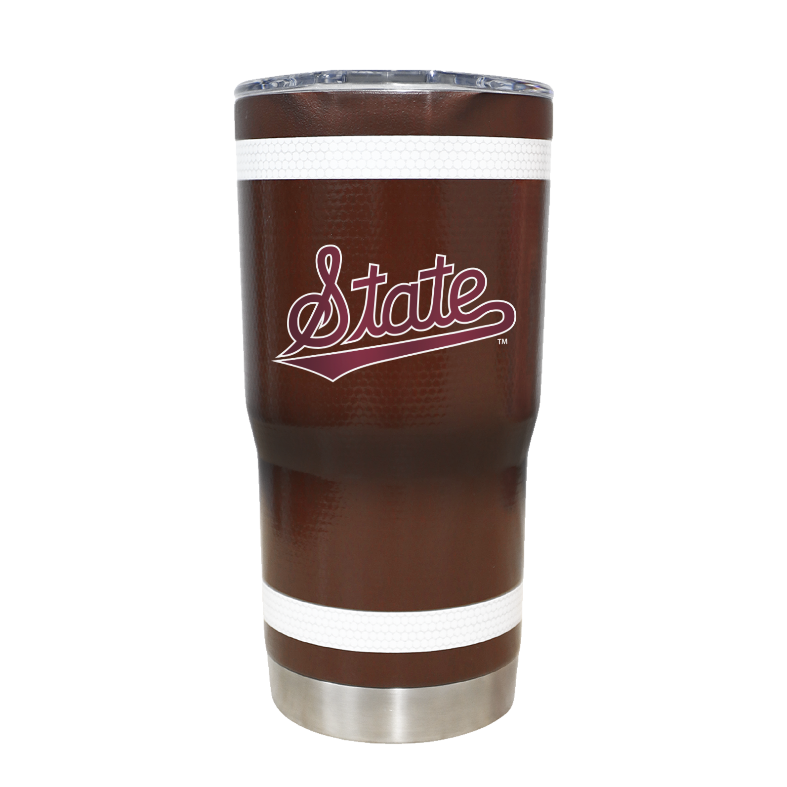 Mississippi State 20oz Football Textured Tumbler