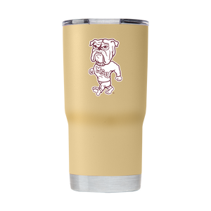 Mississippi State 20oz College Vault Gold Tumbler