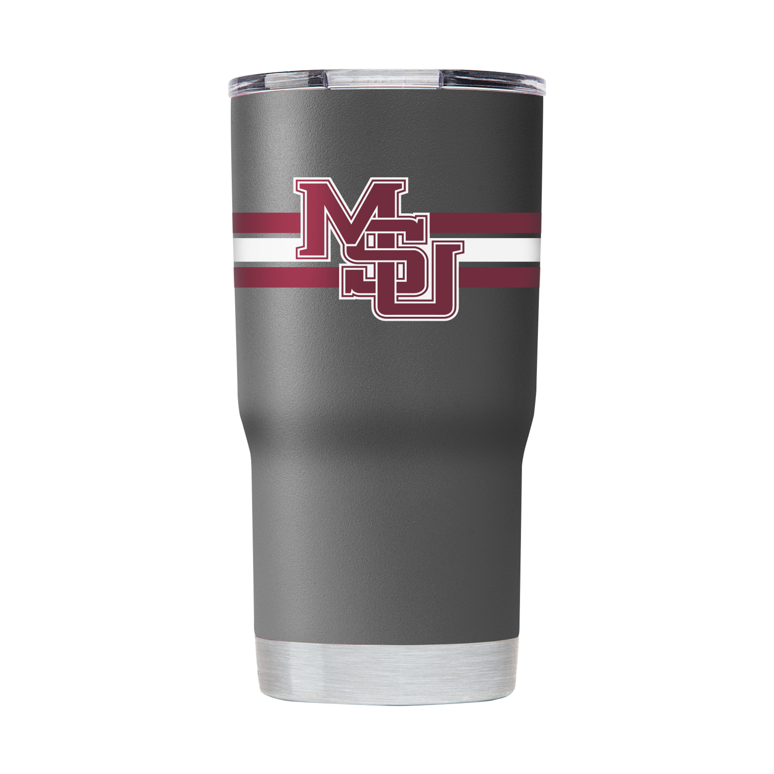 Mississippi State 20oz College Vault Grey Tumbler