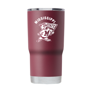 Mississippi State 20oz College Vault "Bulldog Pennant" Tumbler