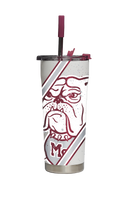 Mississippi State College Vault Splatter Straw Tumbler
