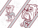 Mississippi State College Vault Splatter Straw Tumbler