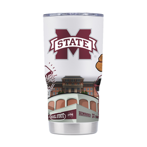 Mississippi State 20oz Campus Icons Tumbler