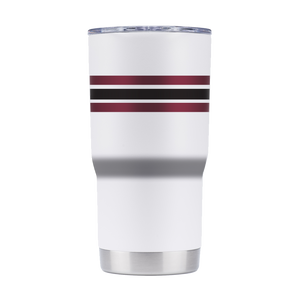 Mississippi State 20oz College Vault White Tumbler