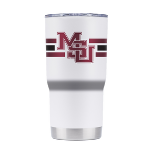 Mississippi State 20oz College Vault White Tumbler