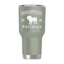 Mississippi State 30oz Tumbler Sage ProGloss by gametimesidekicks, featuring a durable stainless steel design with team logo.