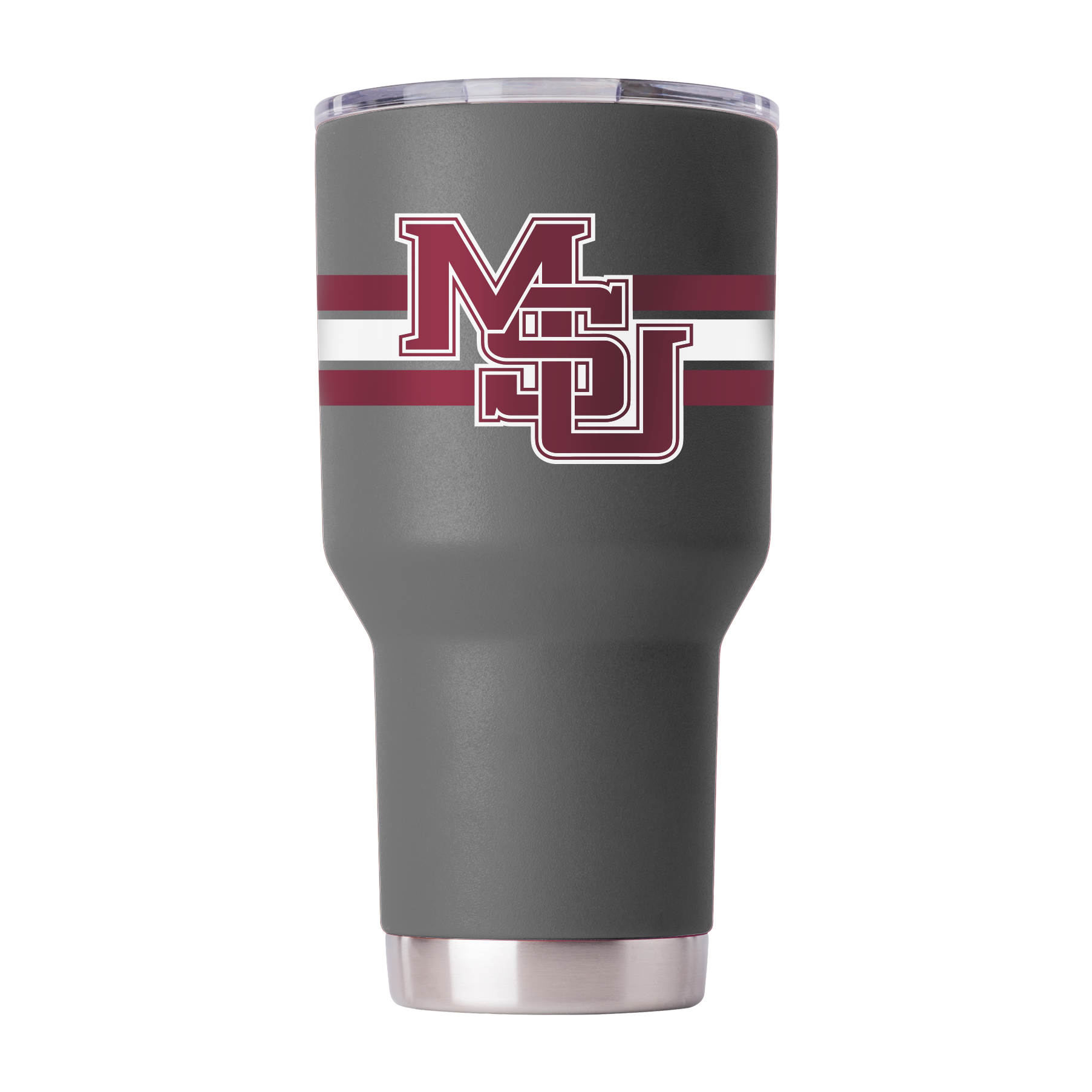 Mississippi State 30oz College Vault Grey Tumbler