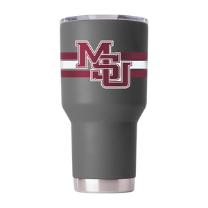 Mississippi State 30oz College Vault Grey Tumbler