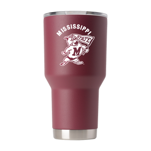 Mississippi State 30oz College Vault "Bulldog Pennant" Tumbler