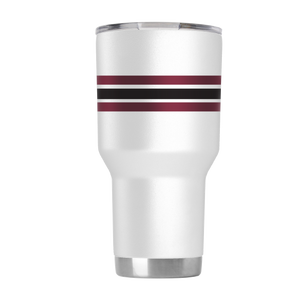 Mississippi State 30oz College Vault White Tumbler