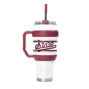 Mississippi State 40oz ProGloss white stainless steel tumbler with GameTime Sidekicks logo and durable double-wall design