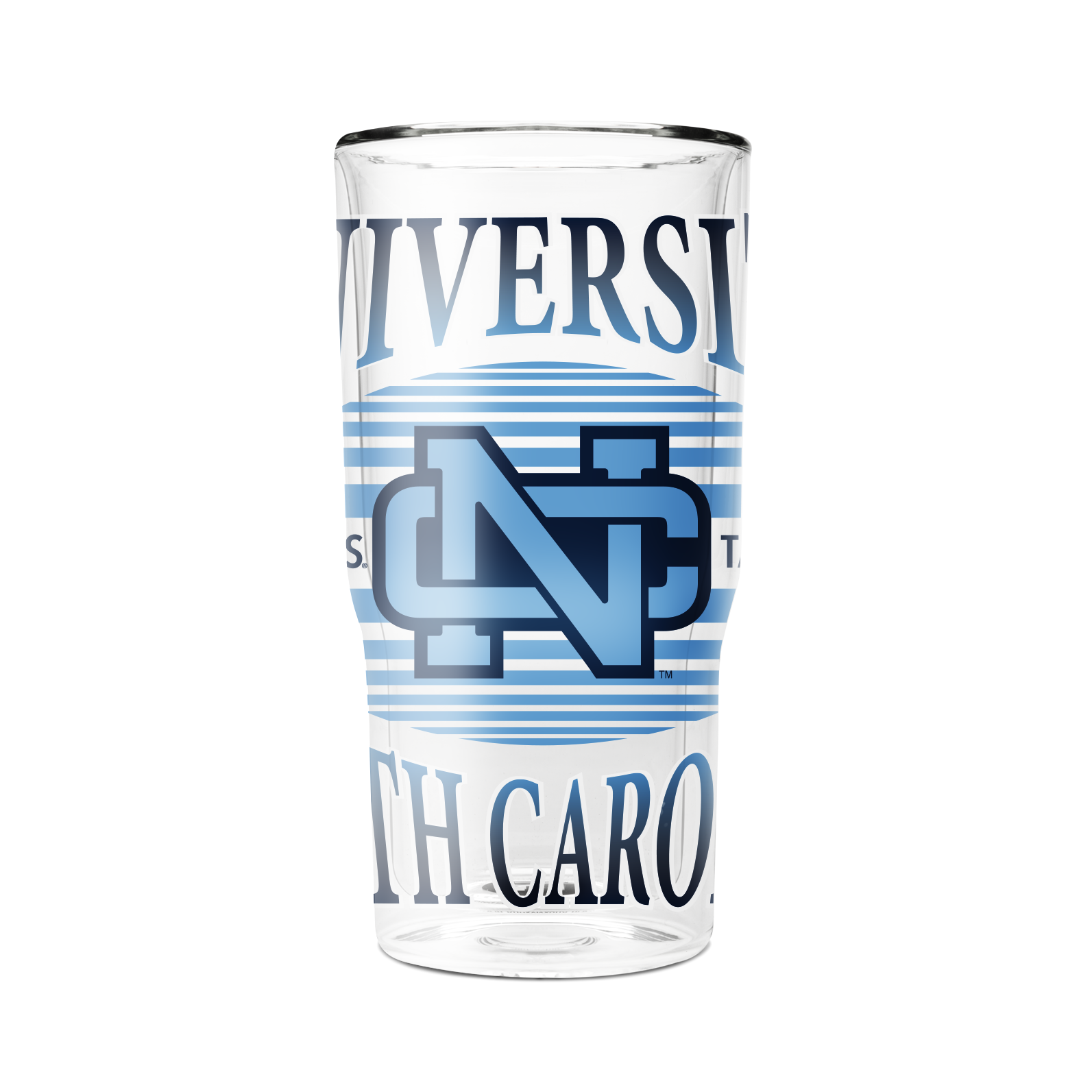 North Carolina College Vault 16oz 2-Pack Glass Tumblers