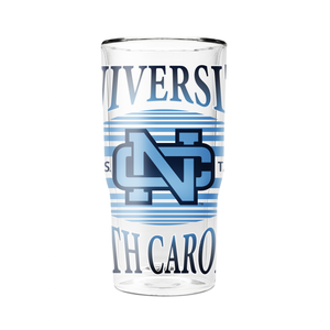 North Carolina College Vault 16oz 2-Pack Glass Tumblers