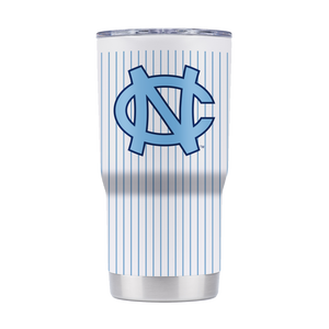 North Carolina 20oz Vault Collection Baseball Pinstripe Tumbler