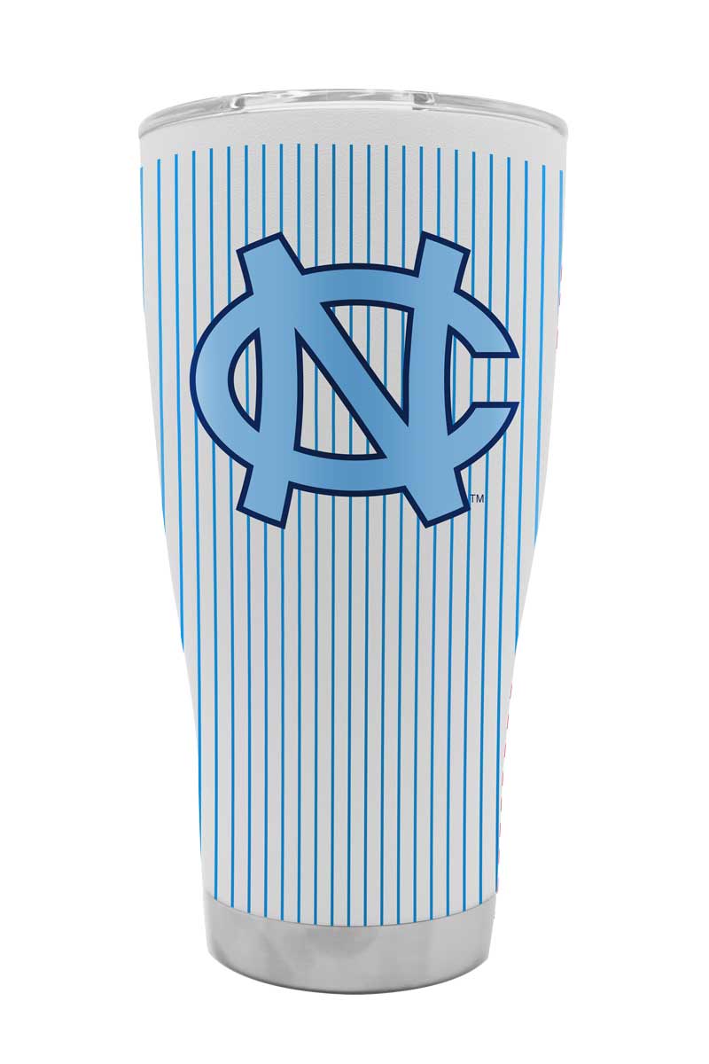 North Carolina 30oz Vault Baseball Pinstripe Tumbler