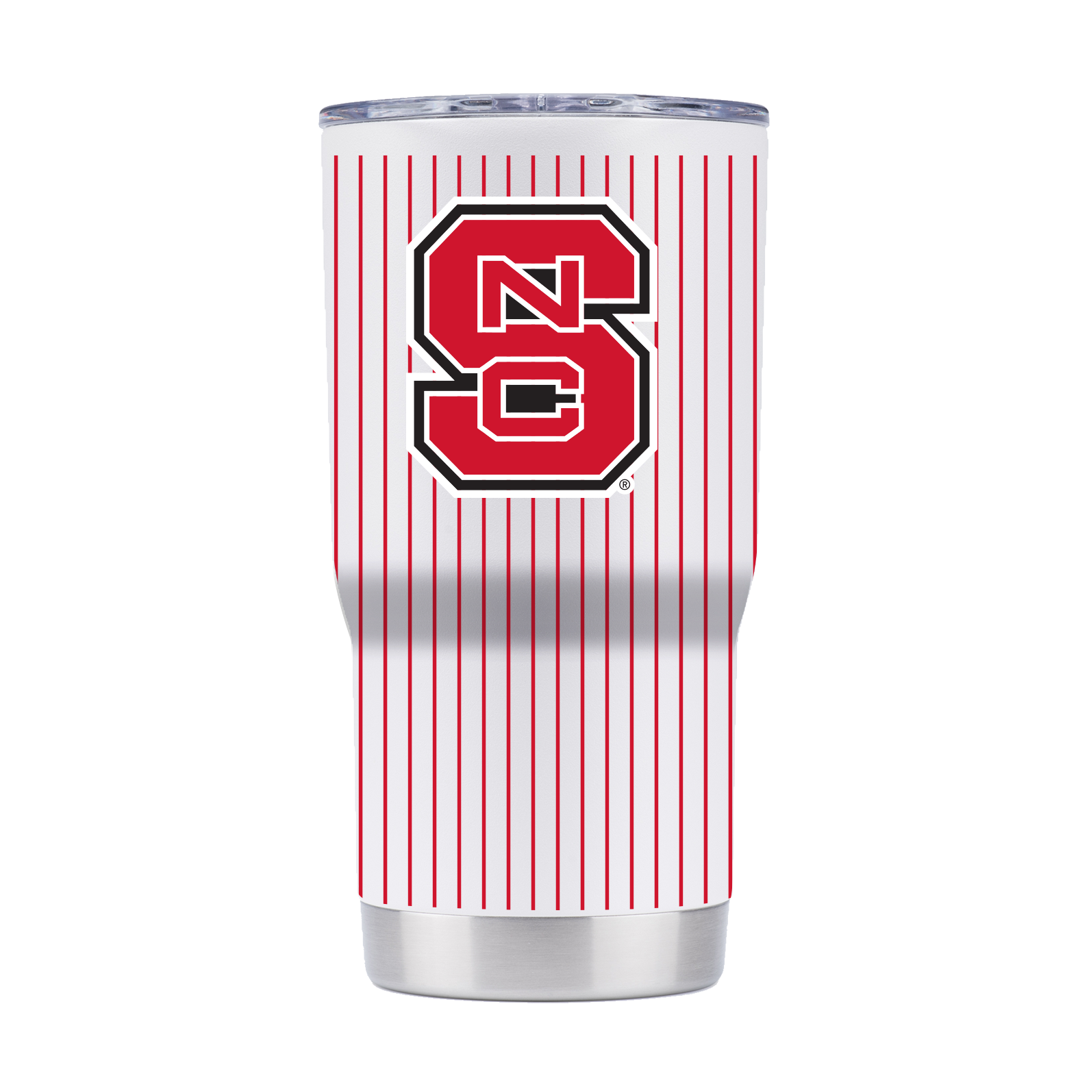 NC State 20oz Pinstripe Baseball Tumbler