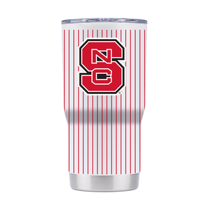 NC State 20oz Pinstripe Baseball Tumbler