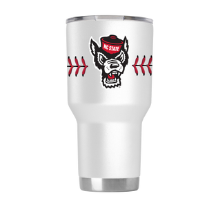 NC State 30oz Baseball Tumbler