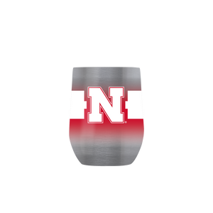 Nebraska 12oz Stemless Stainless Tumbler