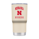 Nebraska 20oz Cream ProGloss Tumbler