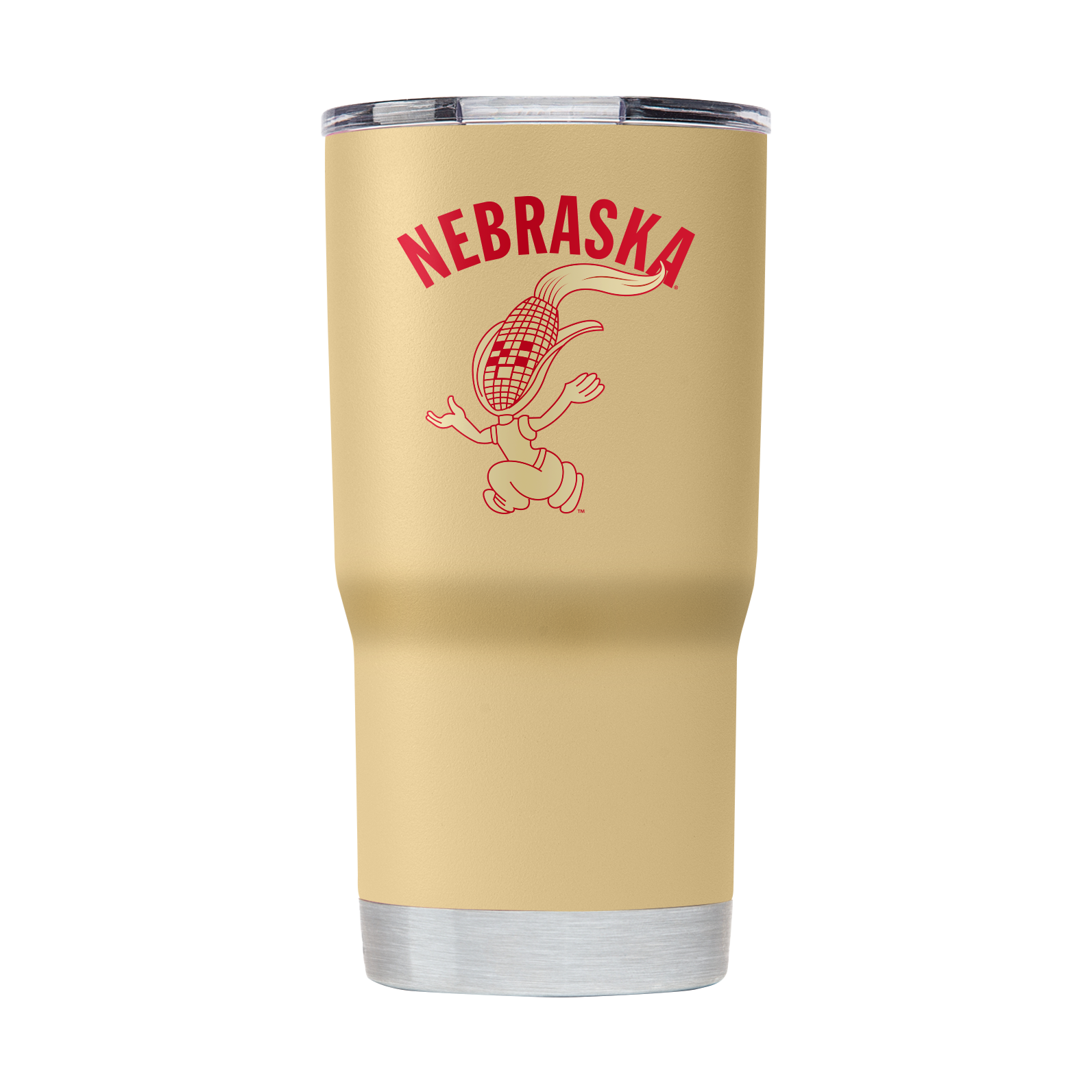 Nebraska College Vault 20oz Gold Tumbler