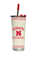Nebraska Cream ProGloss Straw Tumbler