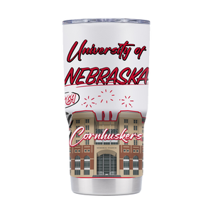 Nebraska 20oz Campus Icons Tumbler