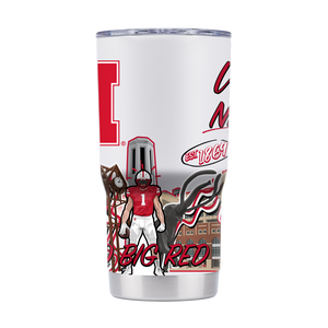 Nebraska 20oz Campus Icons Tumbler