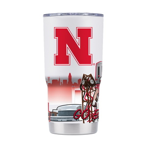 Nebraska 20oz Campus Icons Tumbler