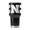Nebraska 30oz Tumbler - All Black Uniform Game