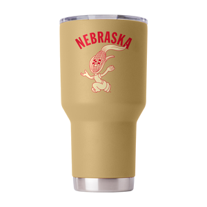 Nebraska College Vault 30oz Gold Tumbler