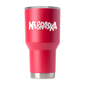 Nebraska College Vault 30oz Red Tumbler