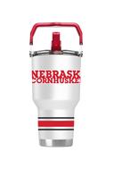Nebraska 30oz ThreadLock Tumbler