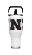 Nebraska 40oz Carry Tumbler - All Black Uniform Game