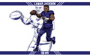 Lamar Jackson NFLPA 16oz Youth Bottle