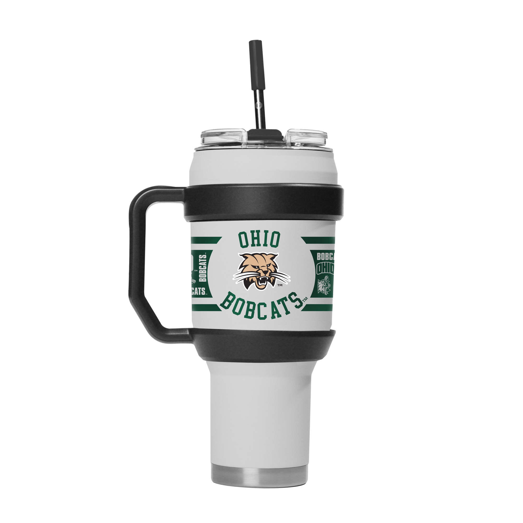 Ohio 40oz Stainless Steel Tumbler - White