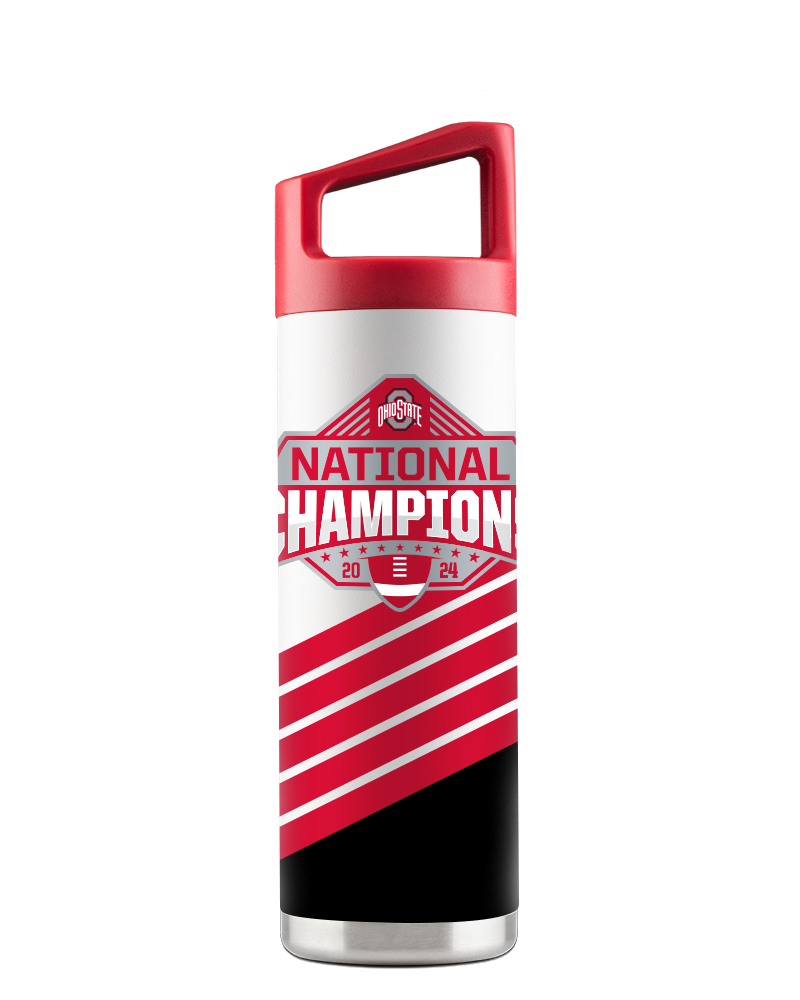 Ohio State 2024 National Champs 16oz White Bottle