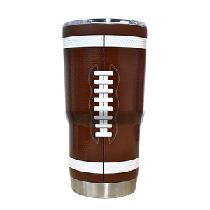 Ohio State 2024 National Champs 20oz Football Textured Tumbler