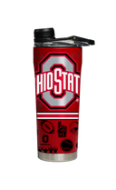 Ohio State Youth Stainless Steel Shaker Bottle