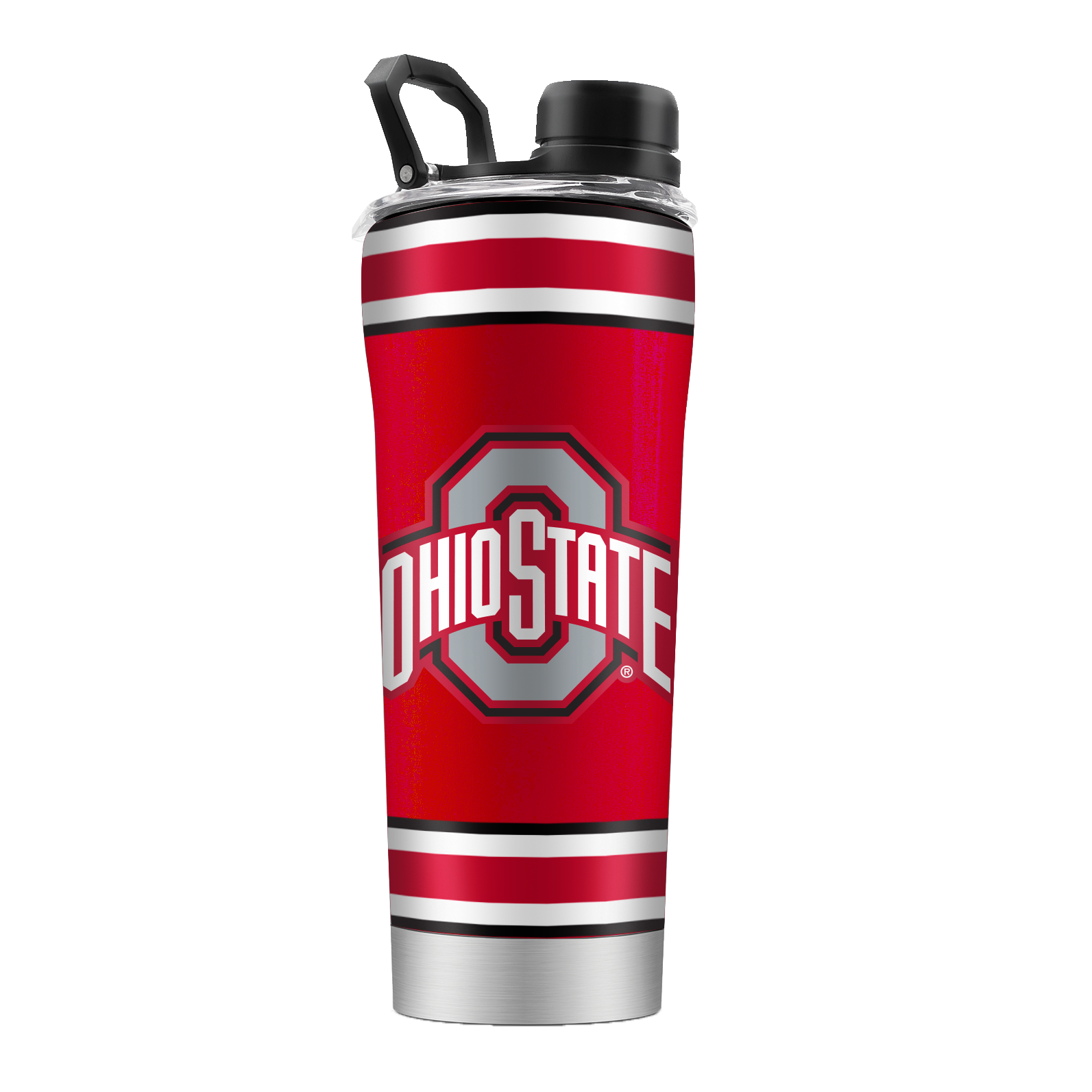 Ohio State Red Stainless Steel Shaker