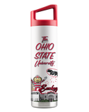 Ohio State 22oz Bottle Campus Icons