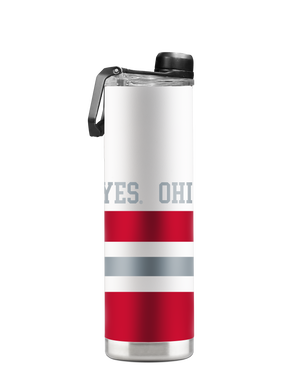 Ohio State 2024 National Champs 22oz White Stainless Steel Bottle