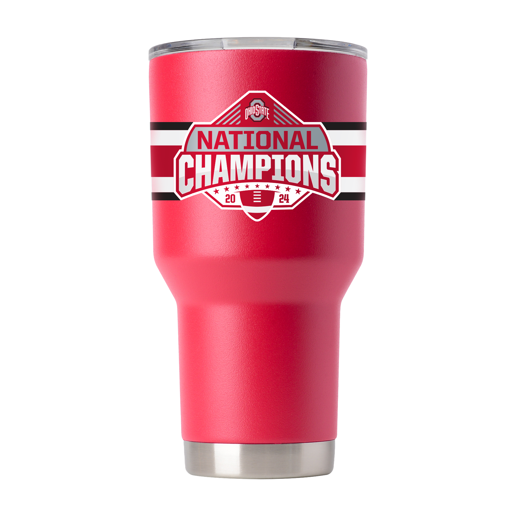 Ohio State 2024 National Champs 30oz Red Tumbler