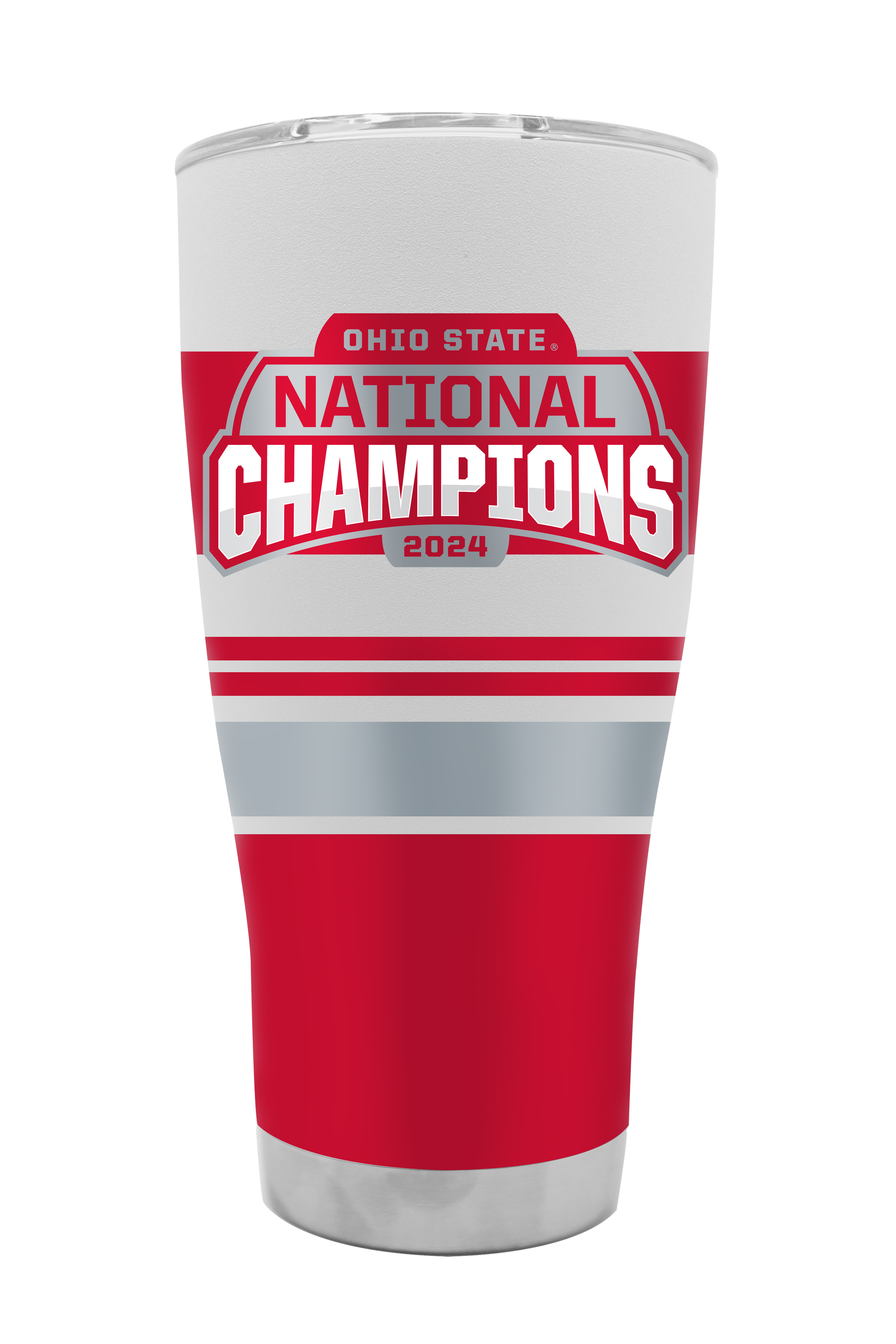 Ohio State 2024 National Champs 30oz White Full Tumbler