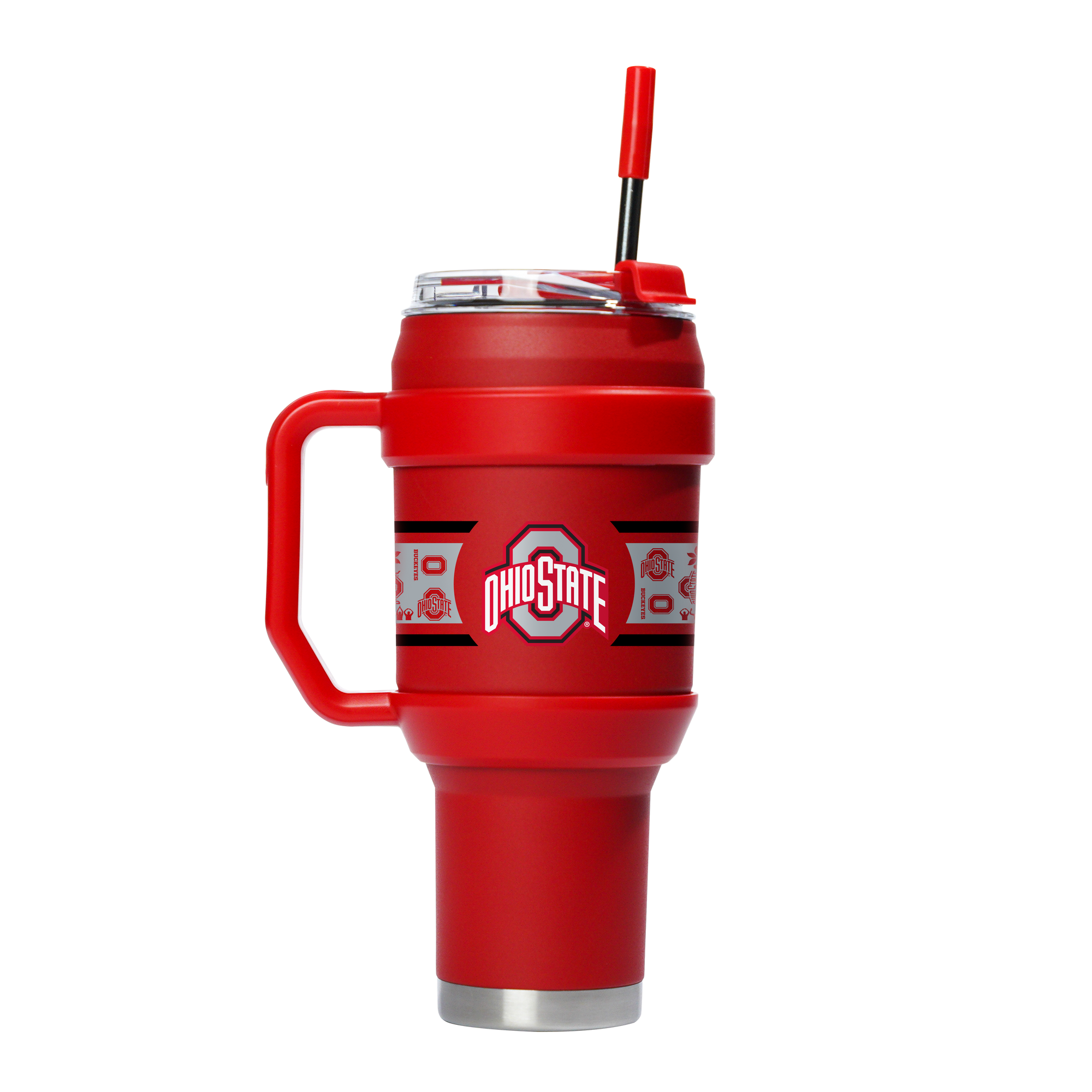 Ohio State 40oz Red Stainless Steel Tumbler