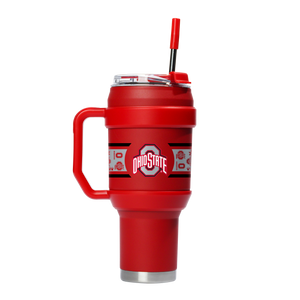 Ohio State 40oz Red Stainless Steel Tumbler