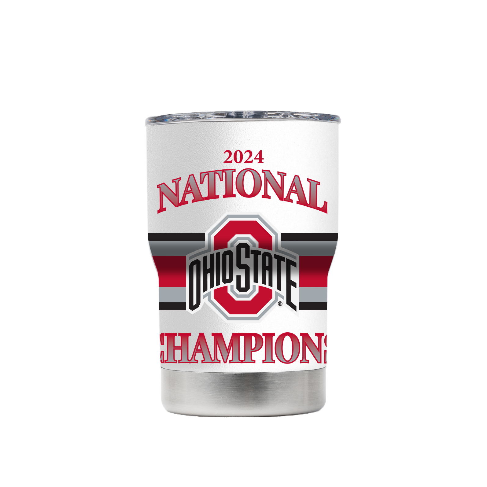 Ohio State 2024 National Champs White Jacket 2.0 Can-Bottle Holder