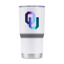 Oklahoma 20oz White Prism Laser Etched Tumbler