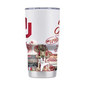 Oklahoma 20oz Campus Icons Tumbler